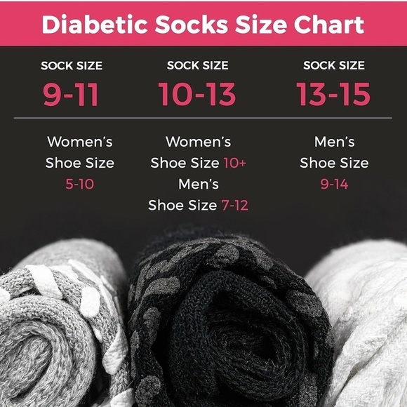 Debra Weitzner Non-Binding Diabetic Socks - 6-Pack - Brand new in packaging. - Picture 10 of 14